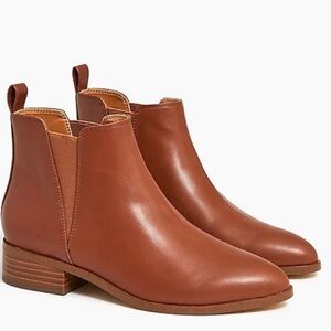 J. Crew Brown Chelsea Boots - Never worn